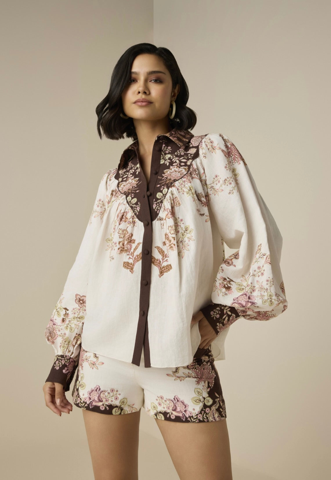 Diza Yoke Shirt by Sierra Deene