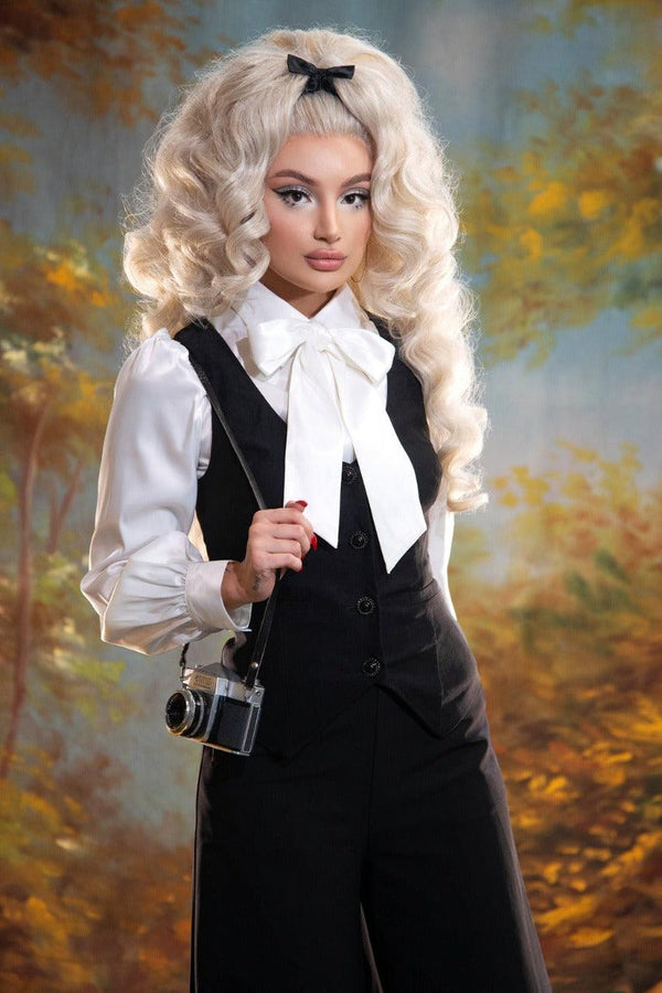 Angela Blouse (White) by KATAKOMB