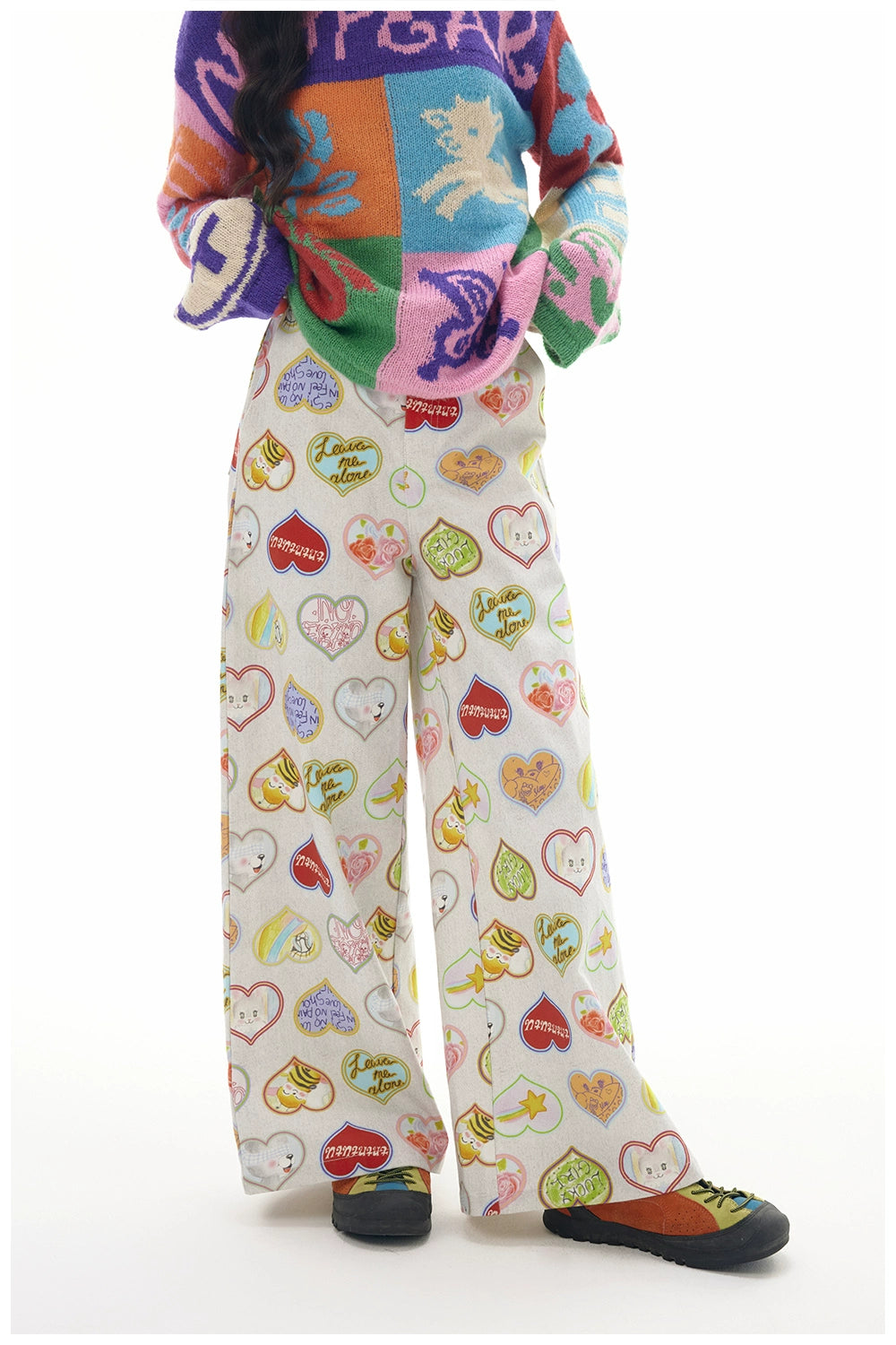 Harajuku Pants Decora Fashion Love Heart Pants | Tntntutu by Land Decora