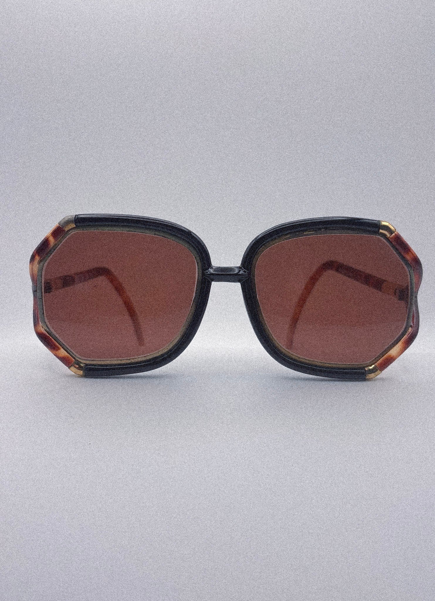 Le Carré Noir | 1970s Ted Lapidus Sunglasses by AZYR Specs
