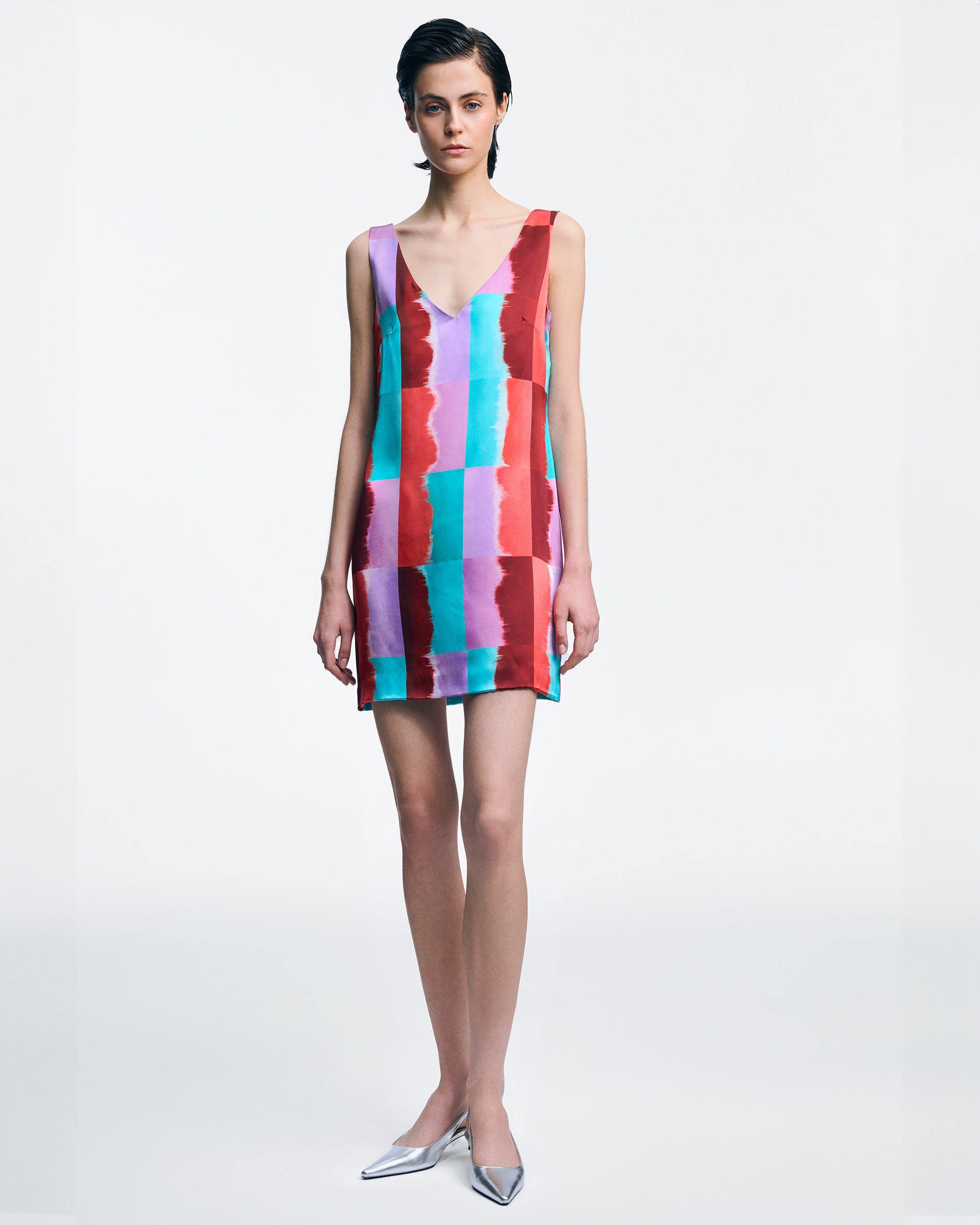 Amber silk dress by Further Review