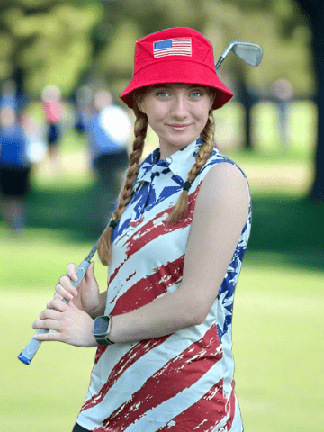 US Open Sleeveless Polo by Putter Girl