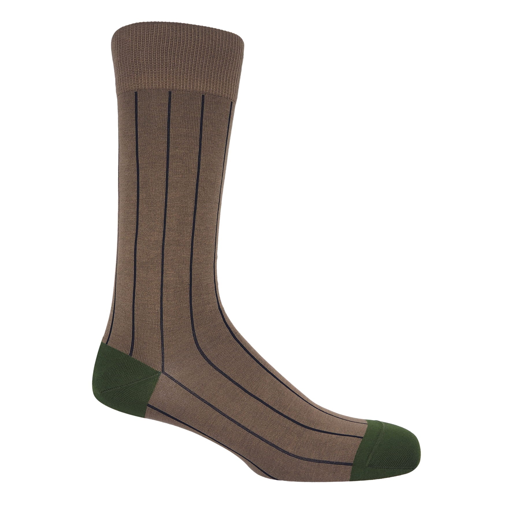 Pin Stripe Men's Socks - Oak by Peper Harow