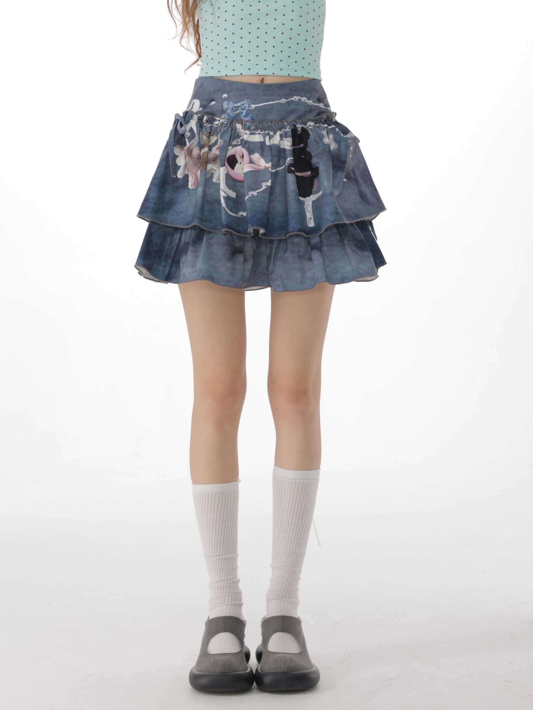 Y2K Bunny Mini Skirt - ziziFei by Land Decora