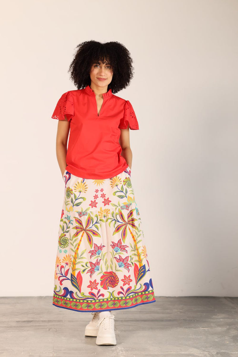 CORAL ISLAND ADA SKIRT by Maude Vivante