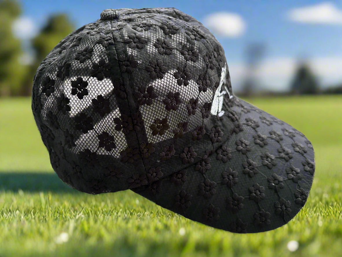 The Lacy Hat- Black by Putter Girl