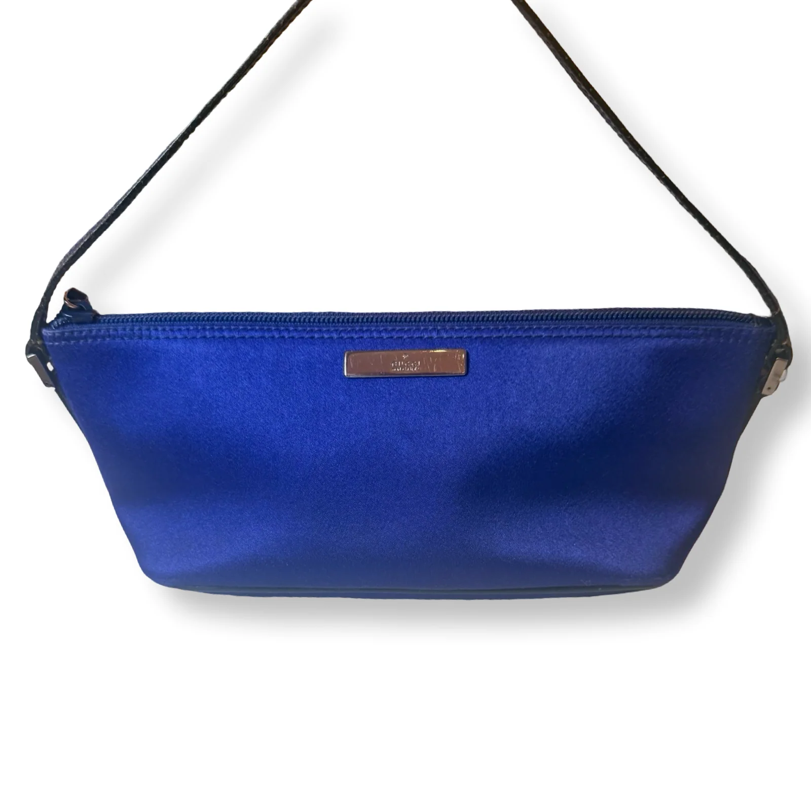Gucci Vintage Satin Boat Pochette by The Vintage New Yorker