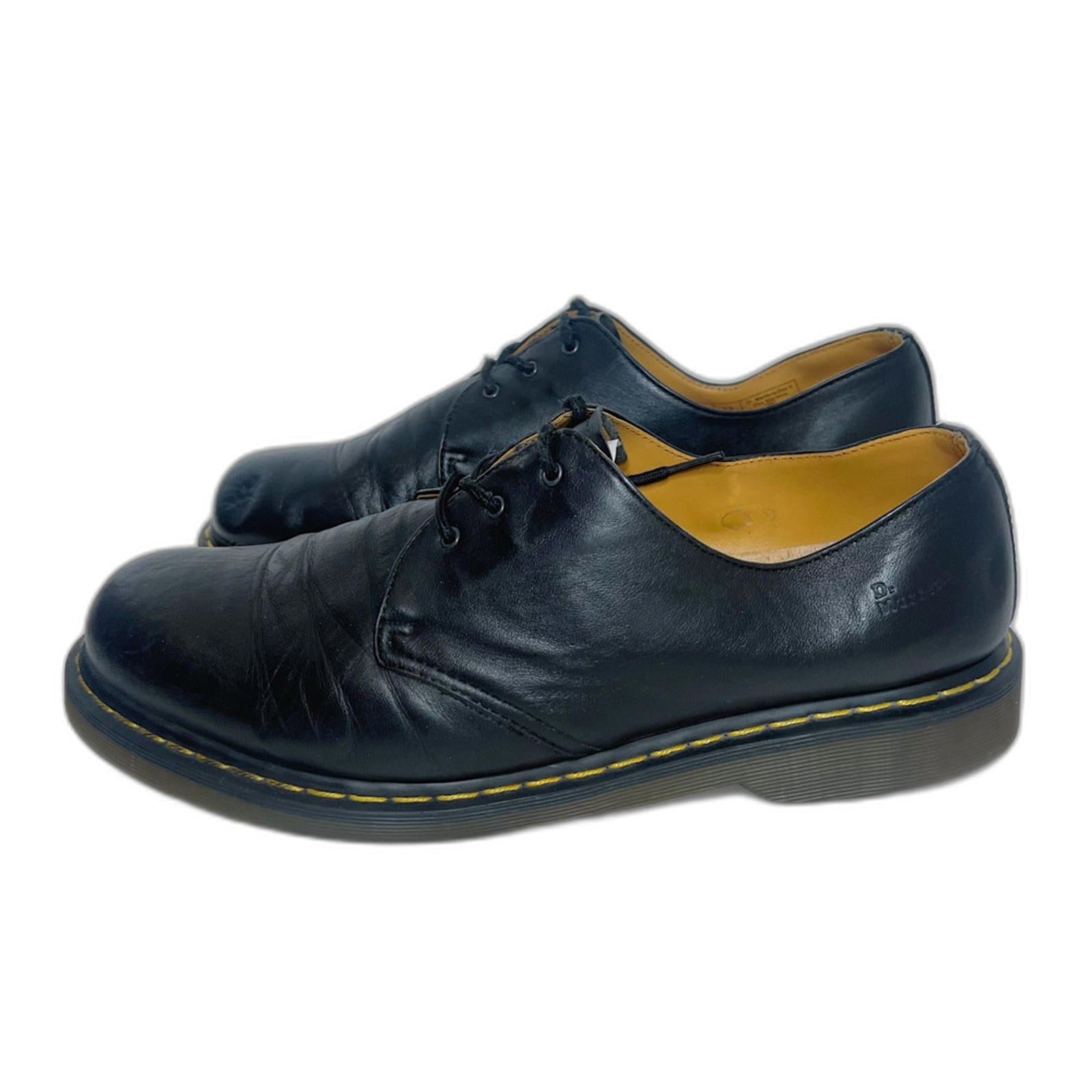 Vintage Dr Martens 1461 Men's Black Leather Oxfords Sneakers Size 12 P by Hot Girl Secondhand