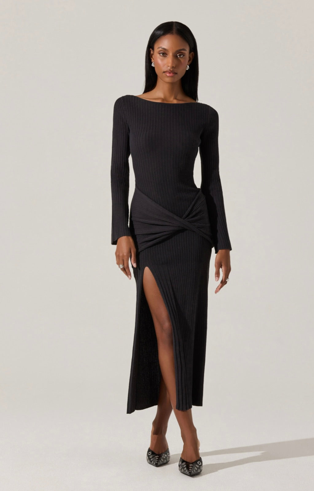 Arwyn Ribbed Layered Sweater Dress by Sierra Deene
