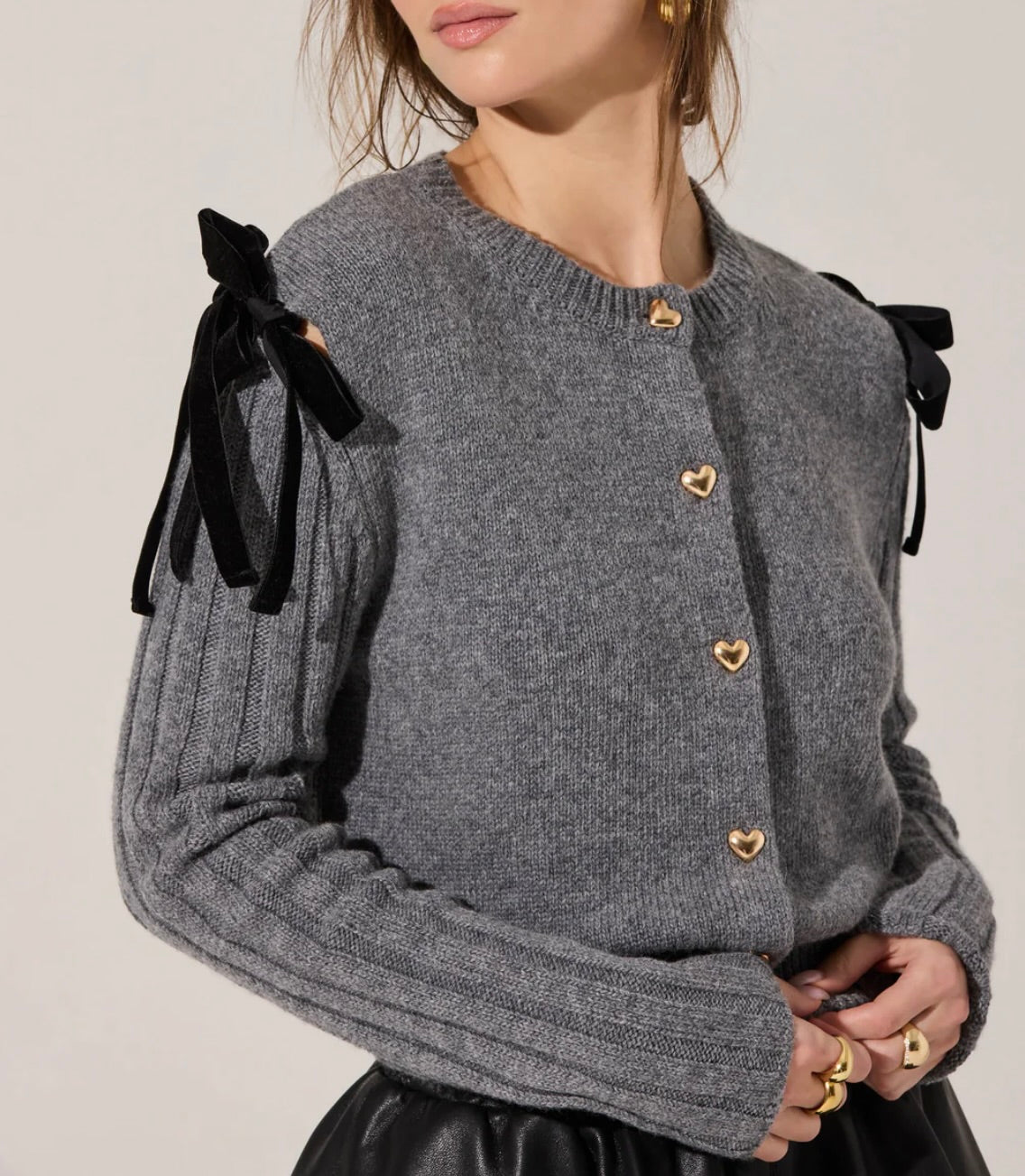Melvie Bow Detail Cardigan by Sierra Deene
