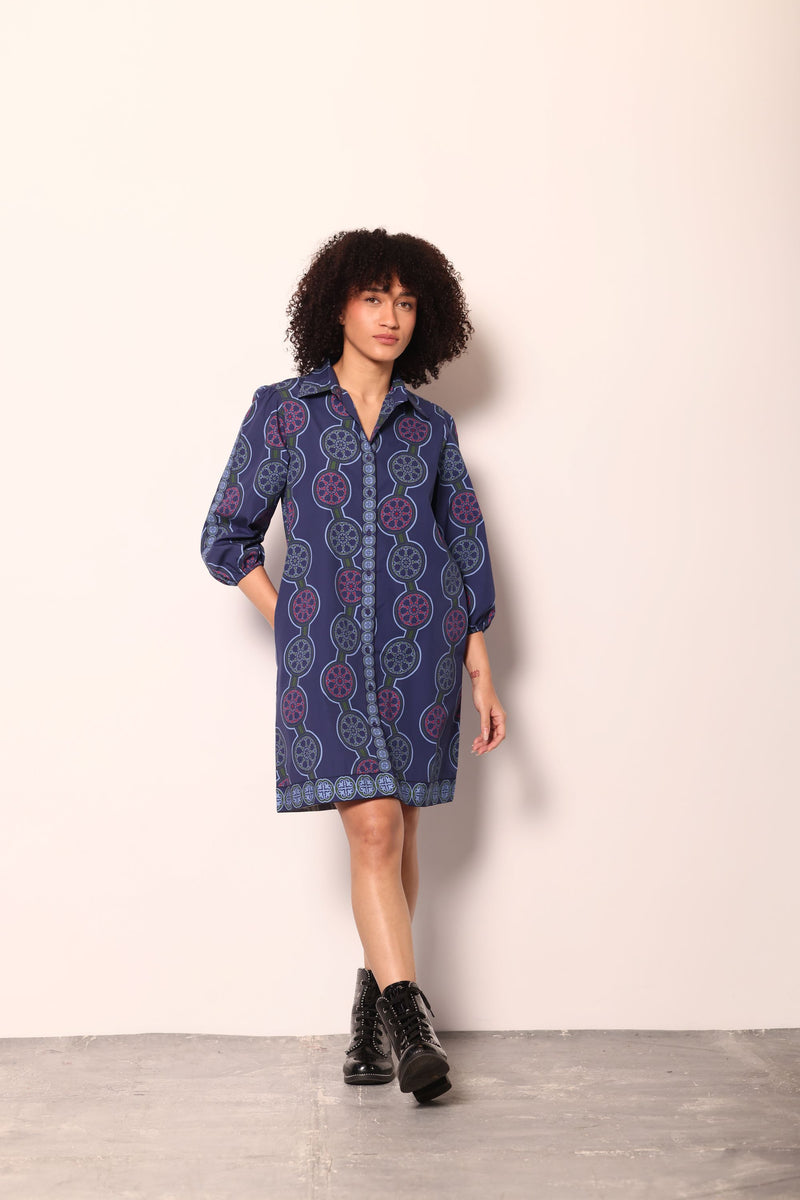 VINTAGE CIRCLES AVA DRESS by Maude Vivante