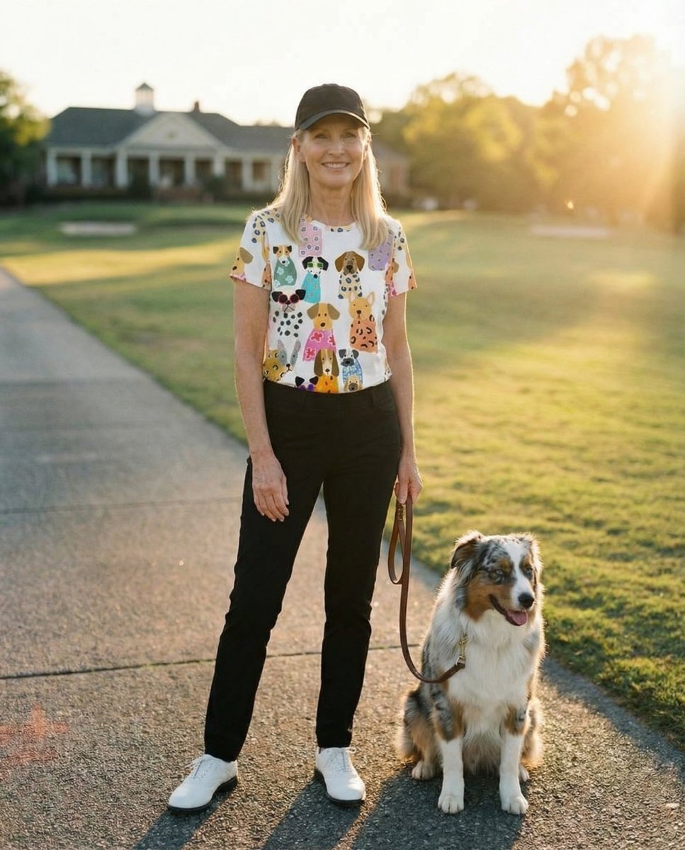 Dog Days Tee by Putter Girl