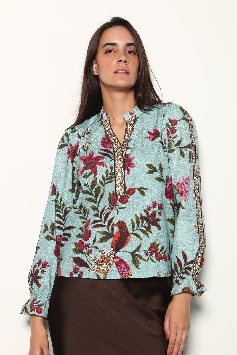 OPAL MOSAIC ASHLEY TOP by Maude Vivante