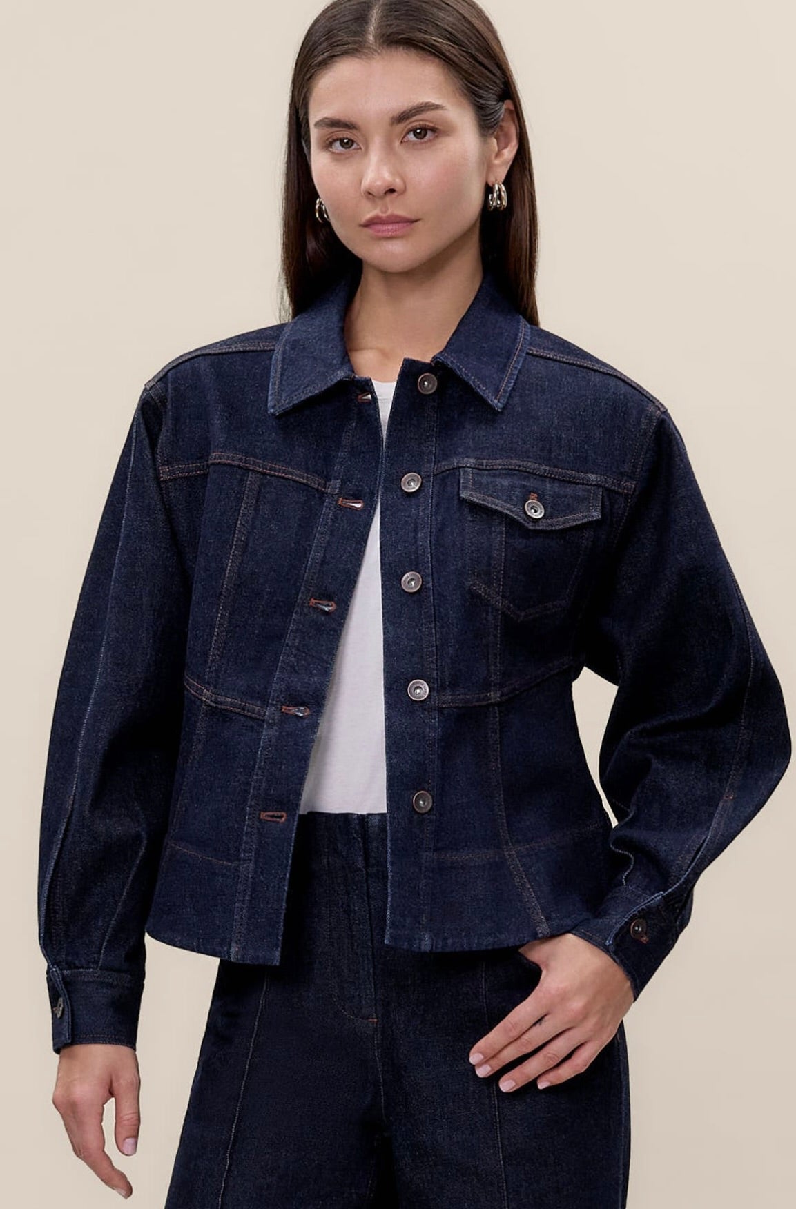 Rebecca Taylor Carmen Jacket in Carmen Indigo by Sierra Deene
