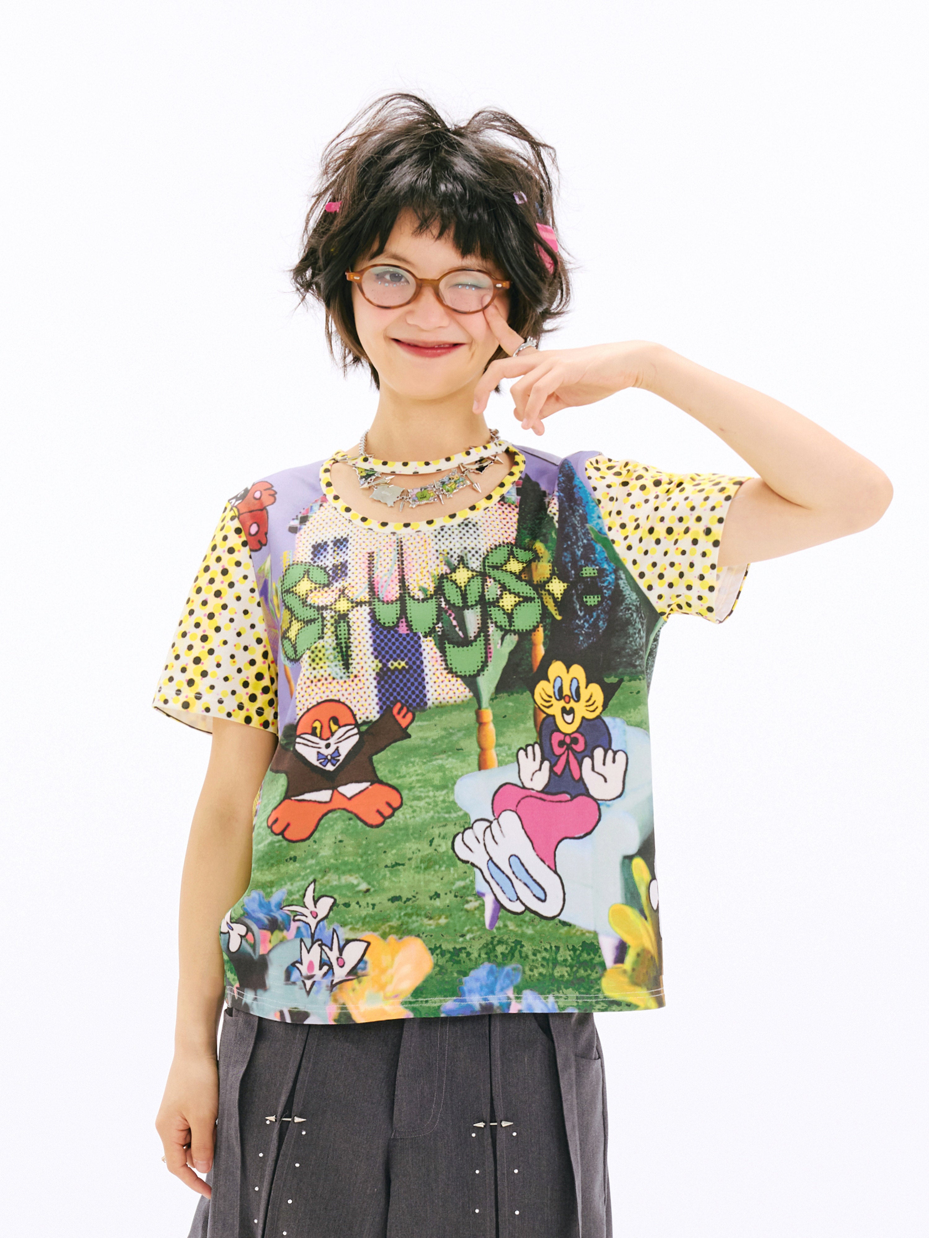 Graffiti Y2K T-Shirt - sillysis by Land Decora