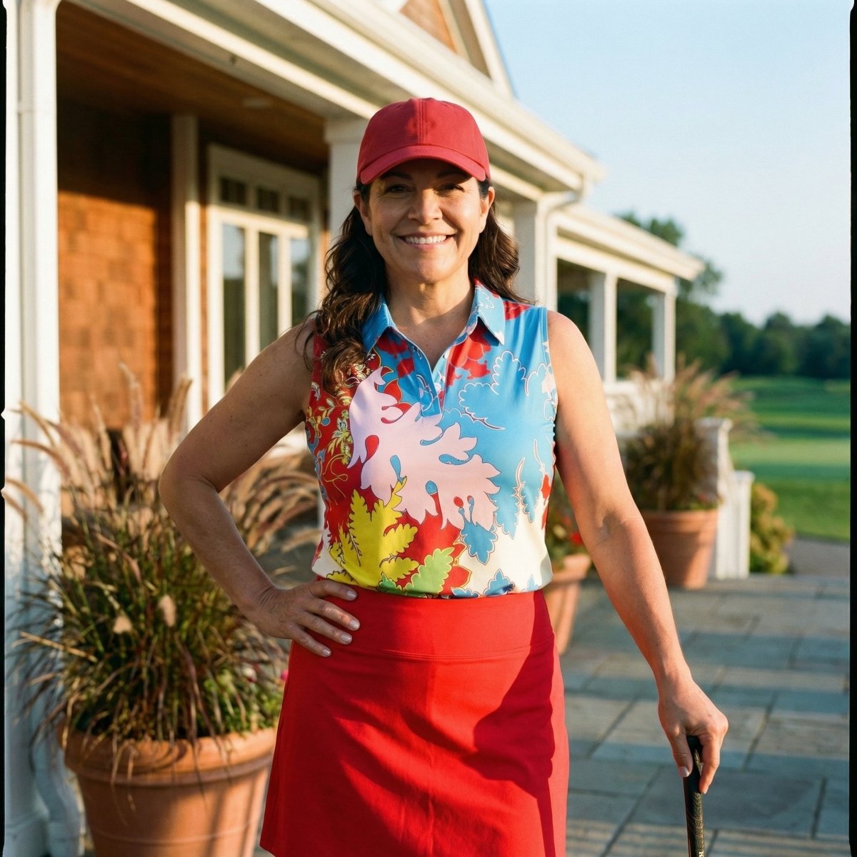 The Scallop Sleeveless Polo by Putter Girl