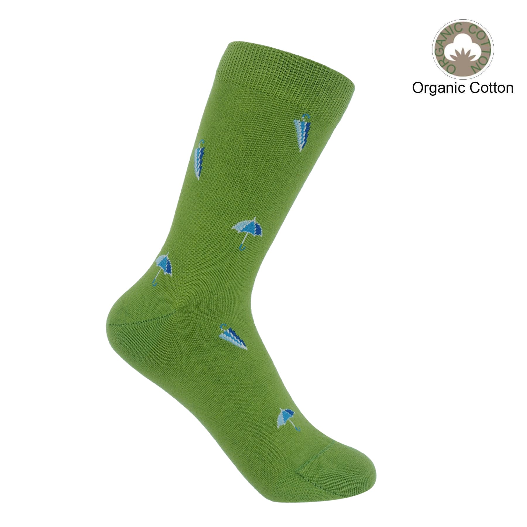 Umbrella Women's Socks - Green by Peper Harow