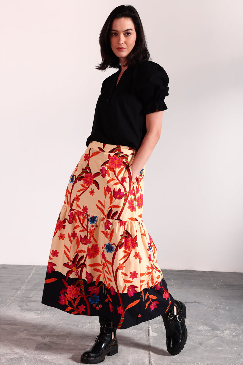 BOTANICAL VINES ADA SKIRT by Maude Vivante