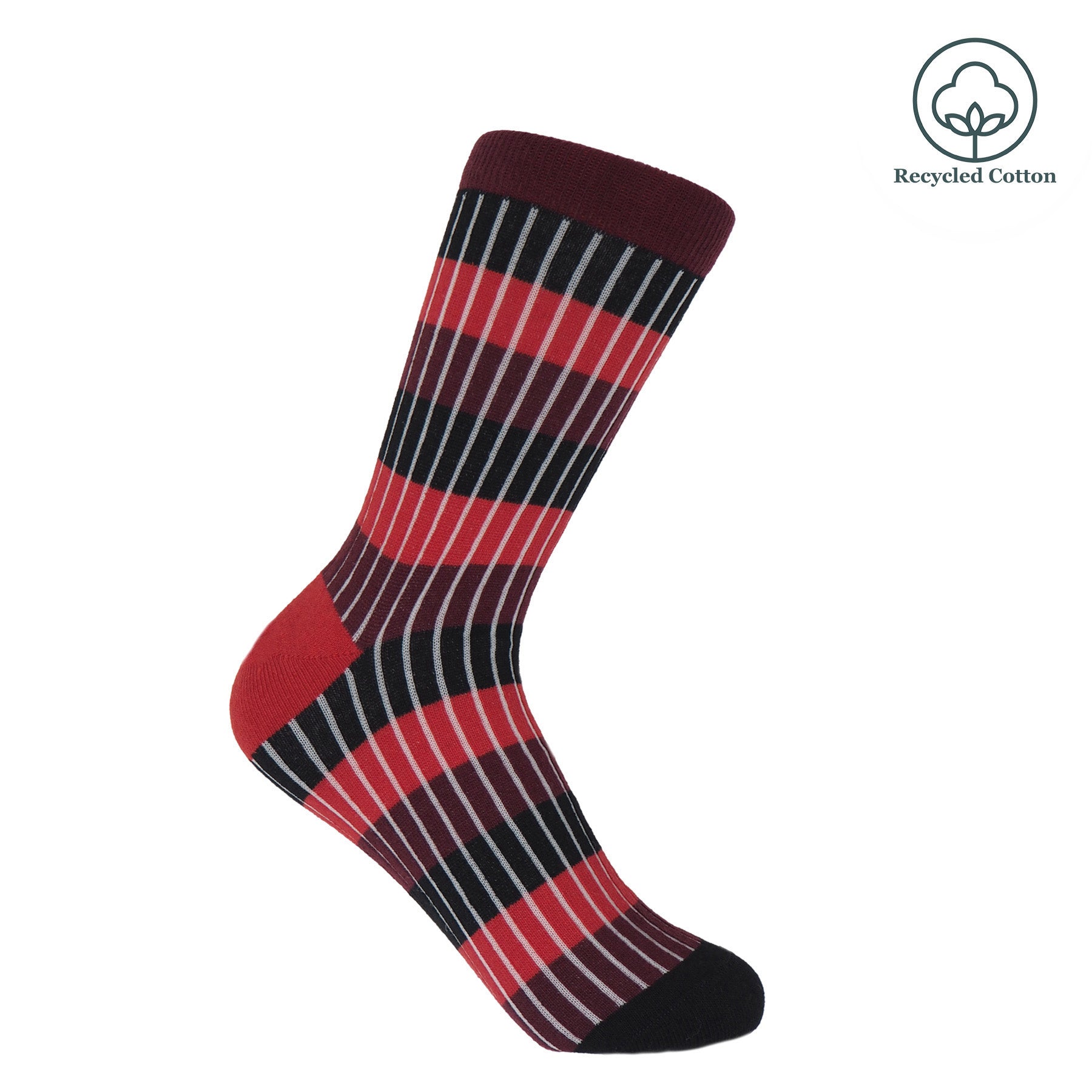 Chord Women's Socks - Red by Peper Harow