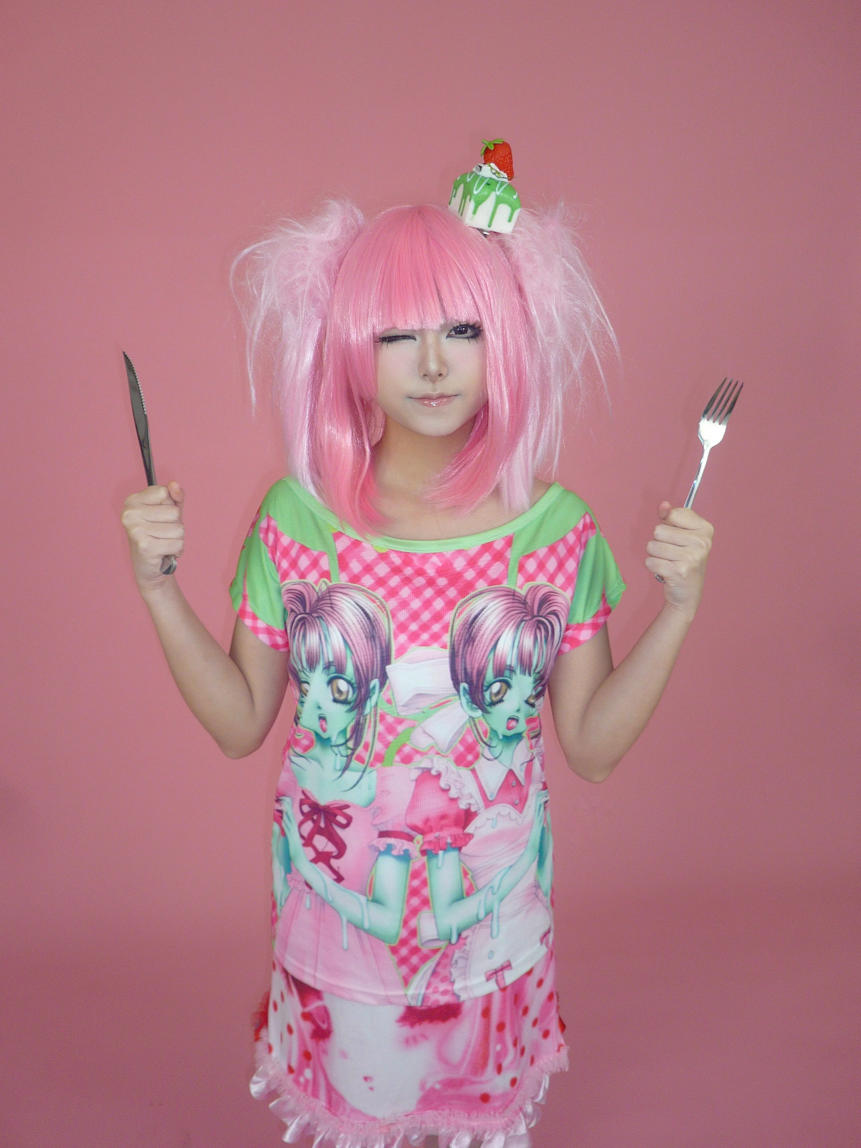 Y2K Strawberry Plaid Top - ki00bi00 by Land Decora