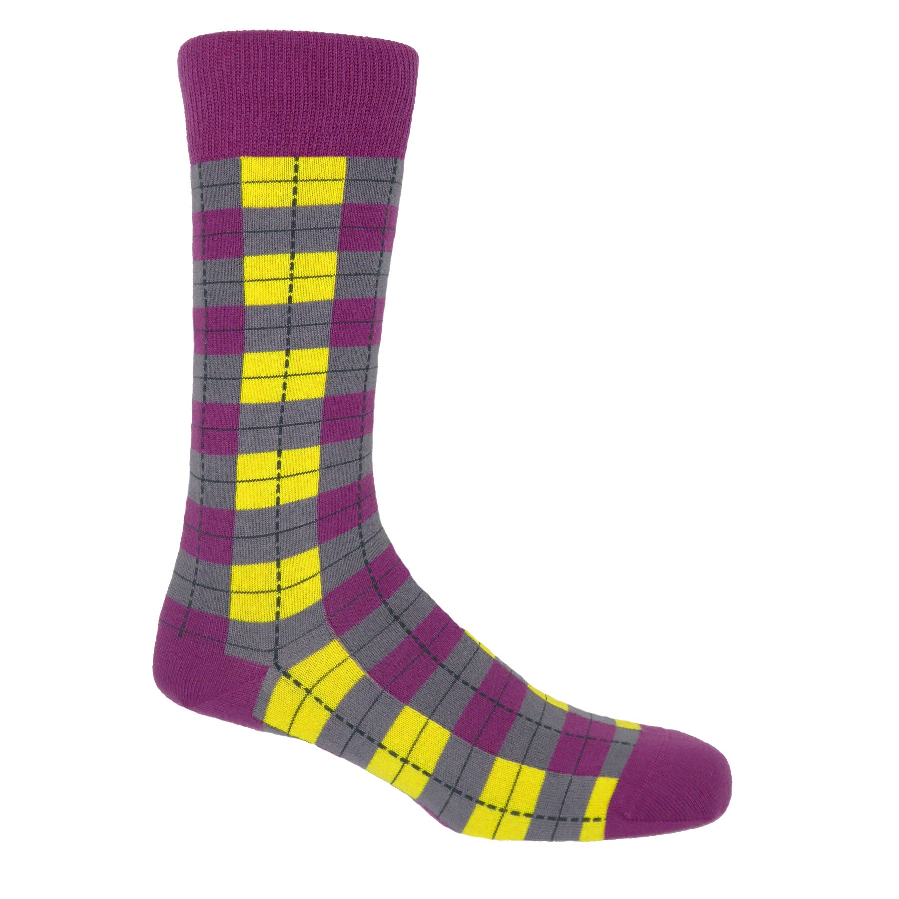 Checkmate Men's Socks - Neon by Peper Harow