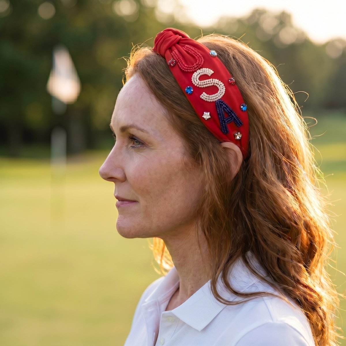 USA 250th Hair Band by Putter Girl