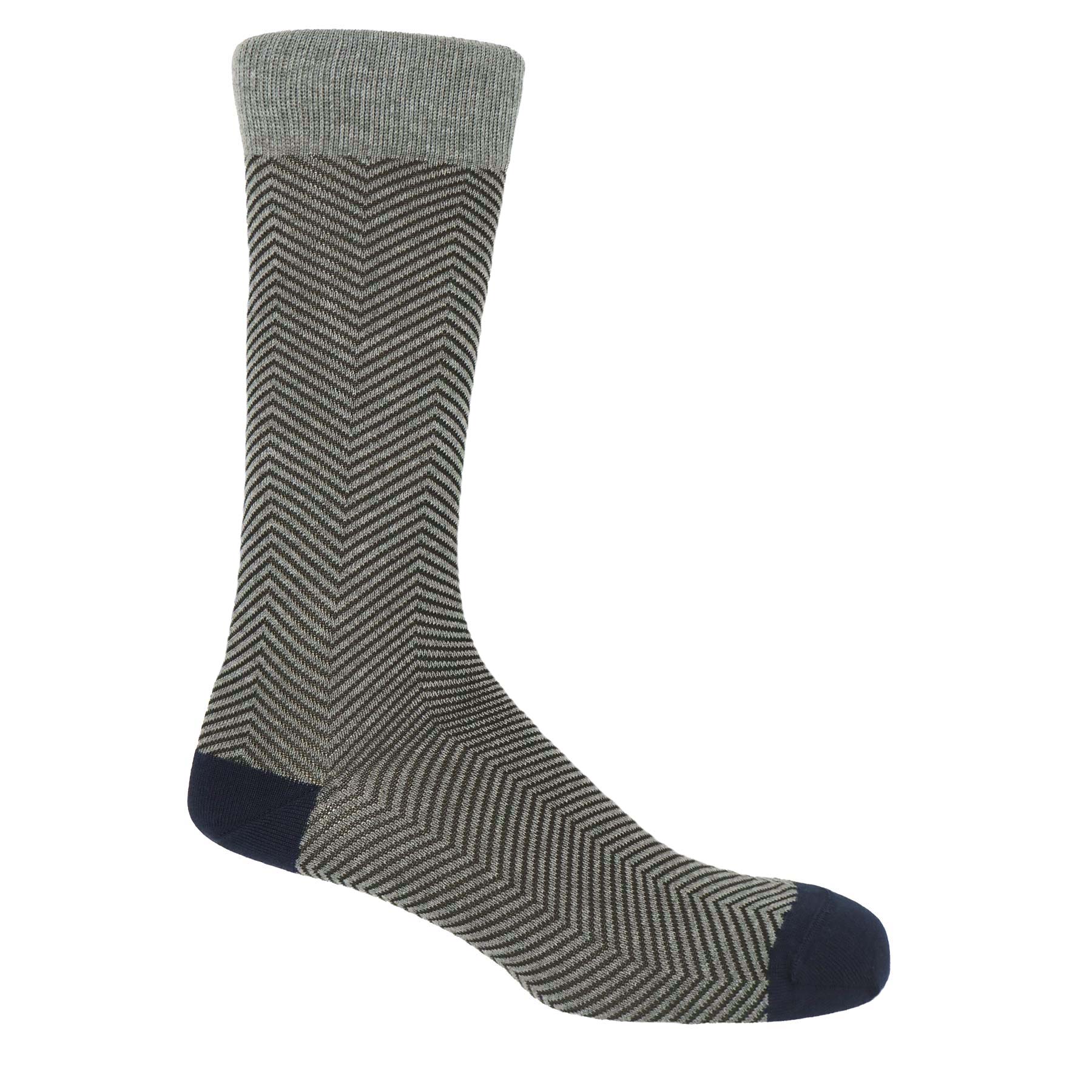 Lux Taylor Men's Socks - Grey by Peper Harow