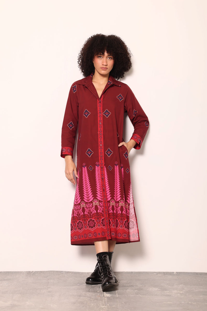 GEO FERNS ELIZA DRESS by Maude Vivante