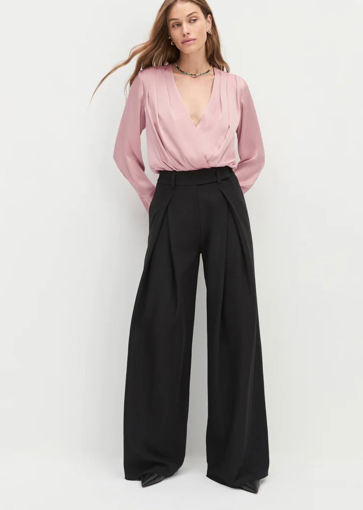 Favorite Days Pleats For Days Pant in Black by Sierra Deene