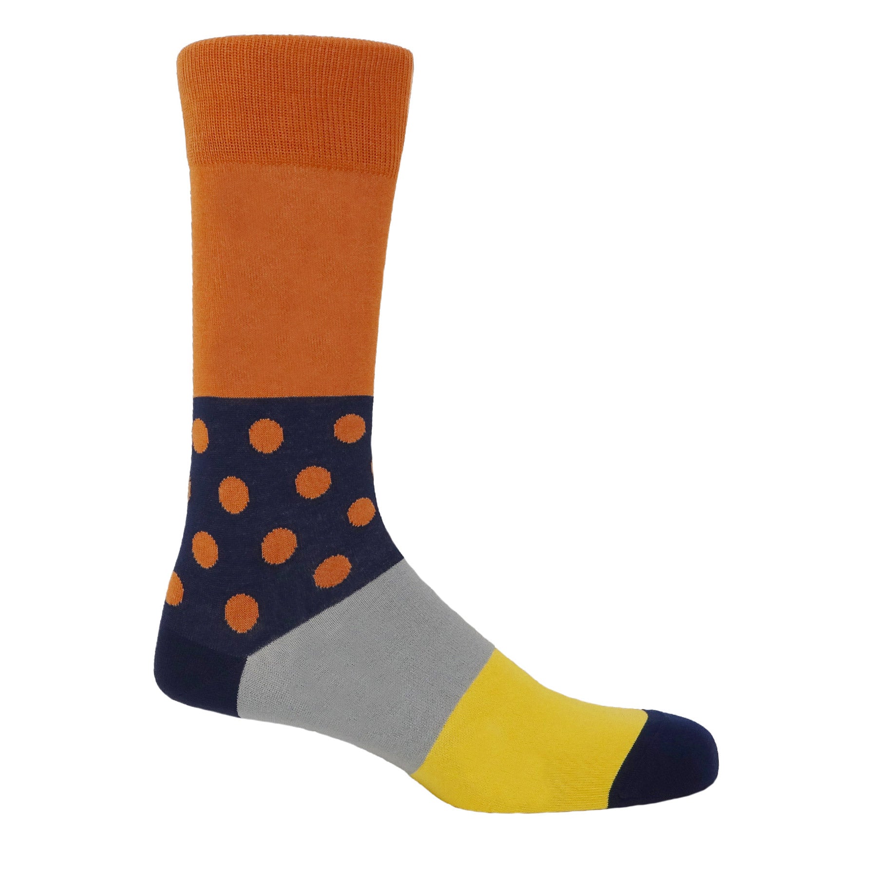 Mayfair Men's Socks - Burnt Orange by Peper Harow