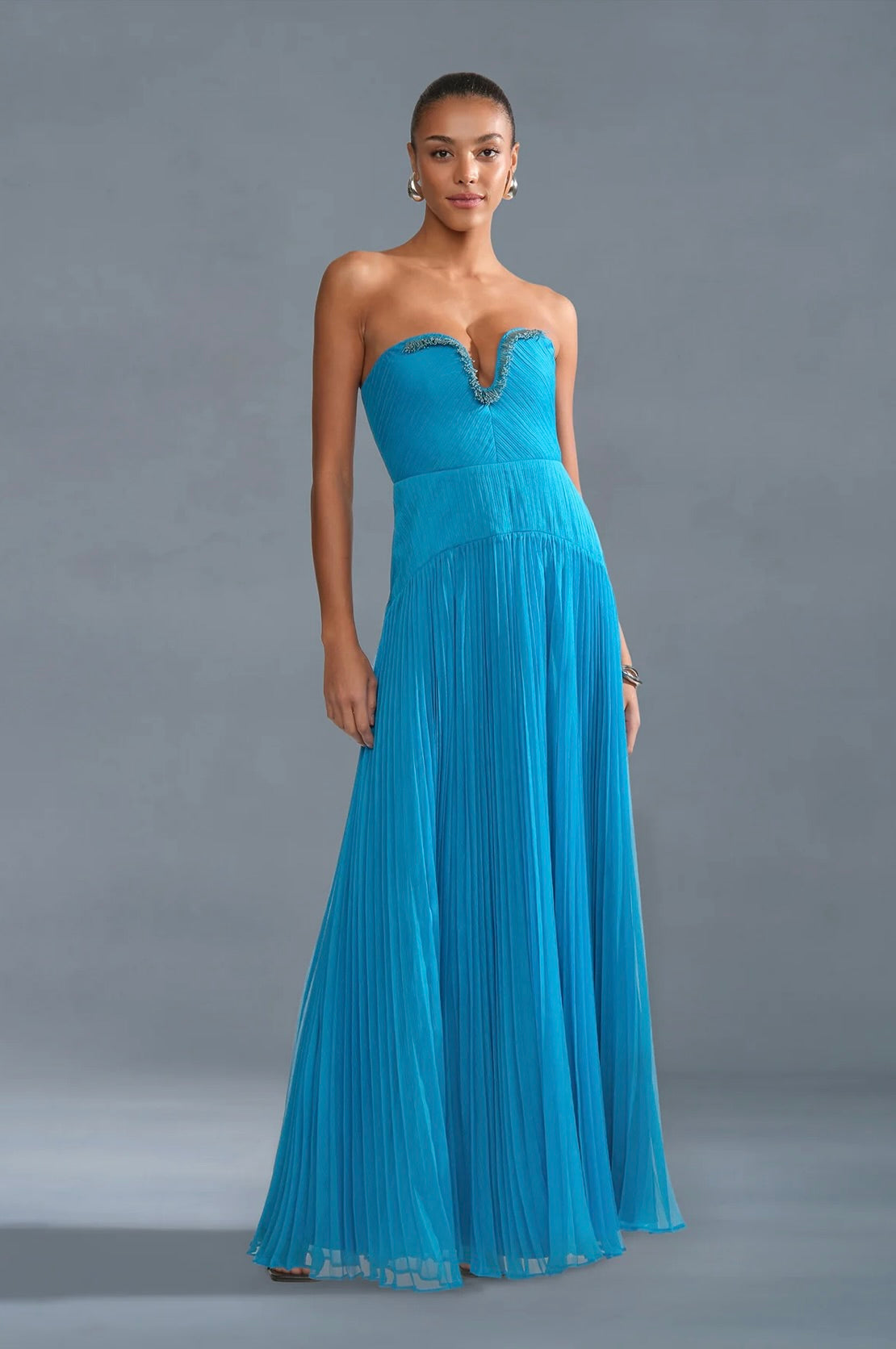 Amur Fiora Pleated Dress by Sierra Deene
