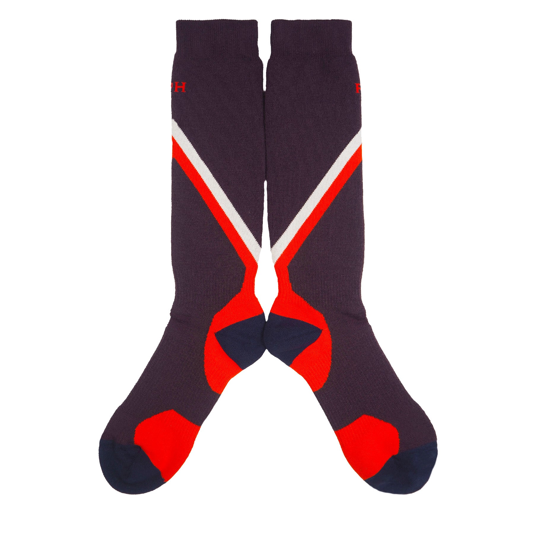 Men's Ski Socks - Purple by Peper Harow