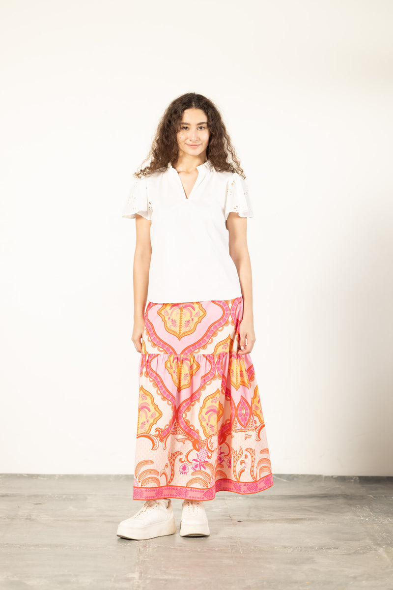 PALM MIRAGE ADA SKIRT by Maude Vivante