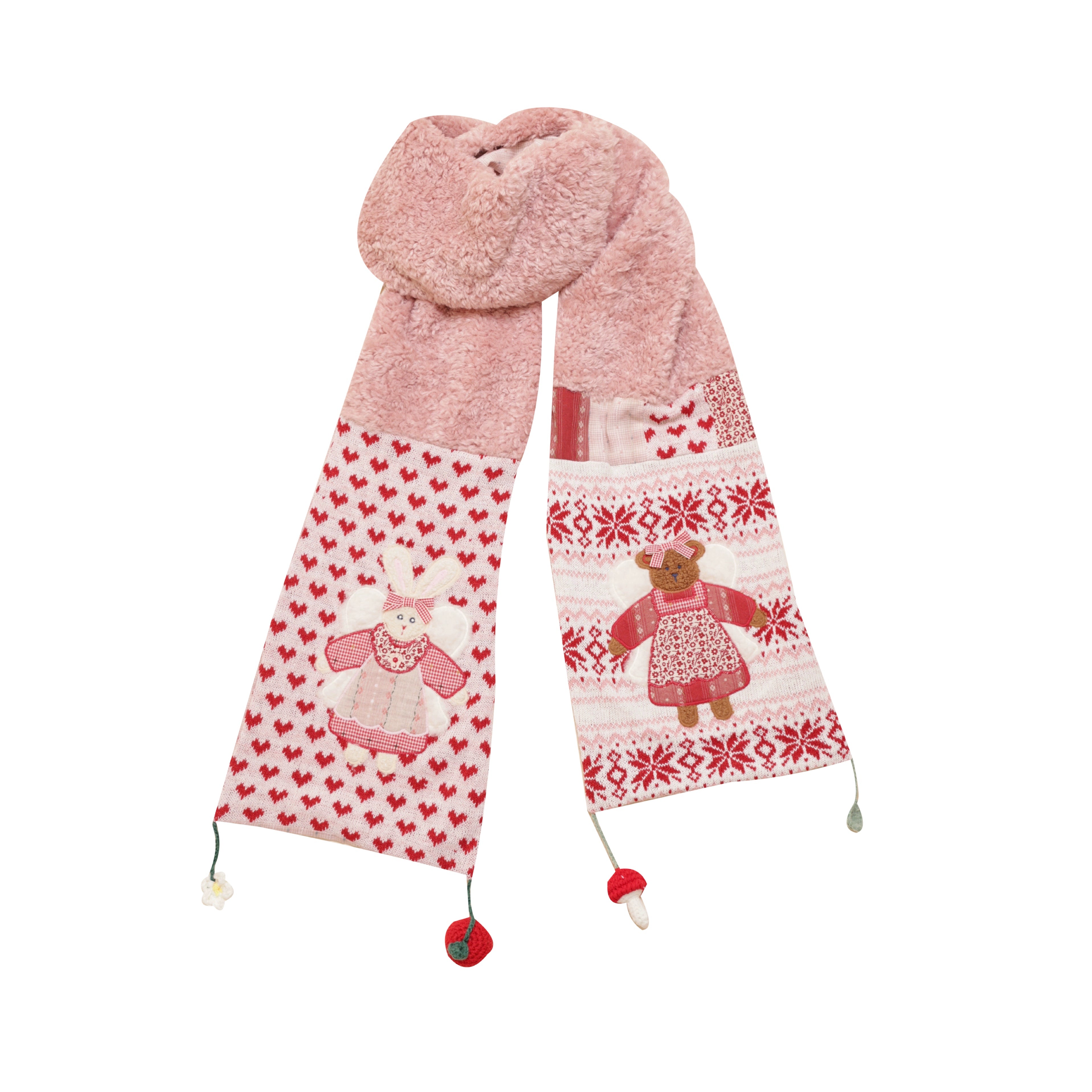 KidCore Xmas Vibe Scarf | SemenCoicis Nostalgic Holiday Fashion by Land Decora