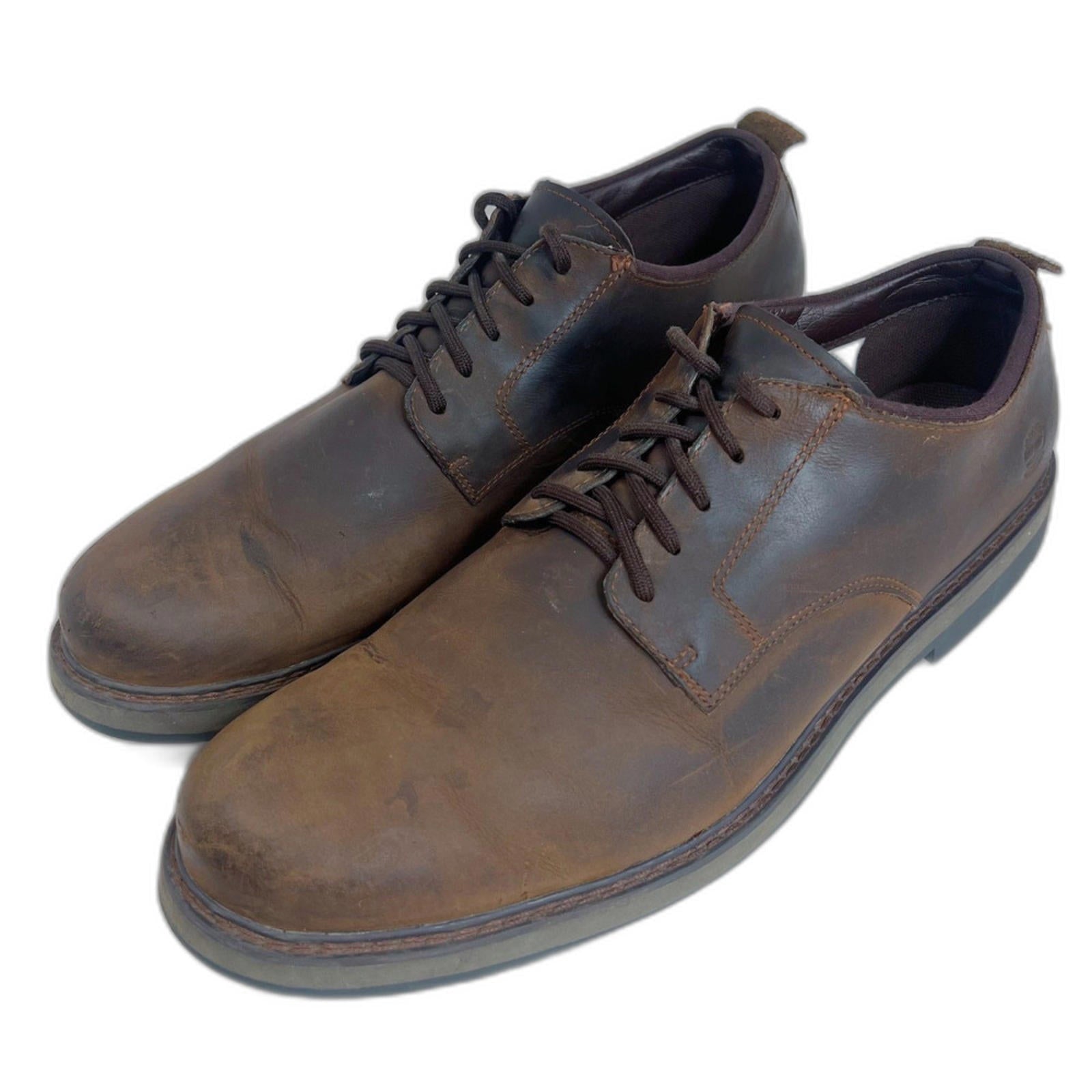 Timberland Squall Canyon Waterproof Brown Leather Oxfords Casual Men's by Hot Girl Secondhand