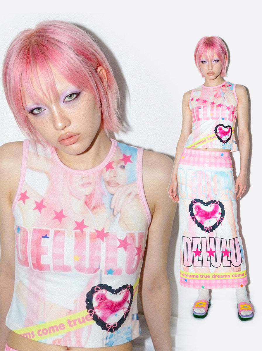 Y2K Slim Tank Top - DeadEndKids by Land Decora