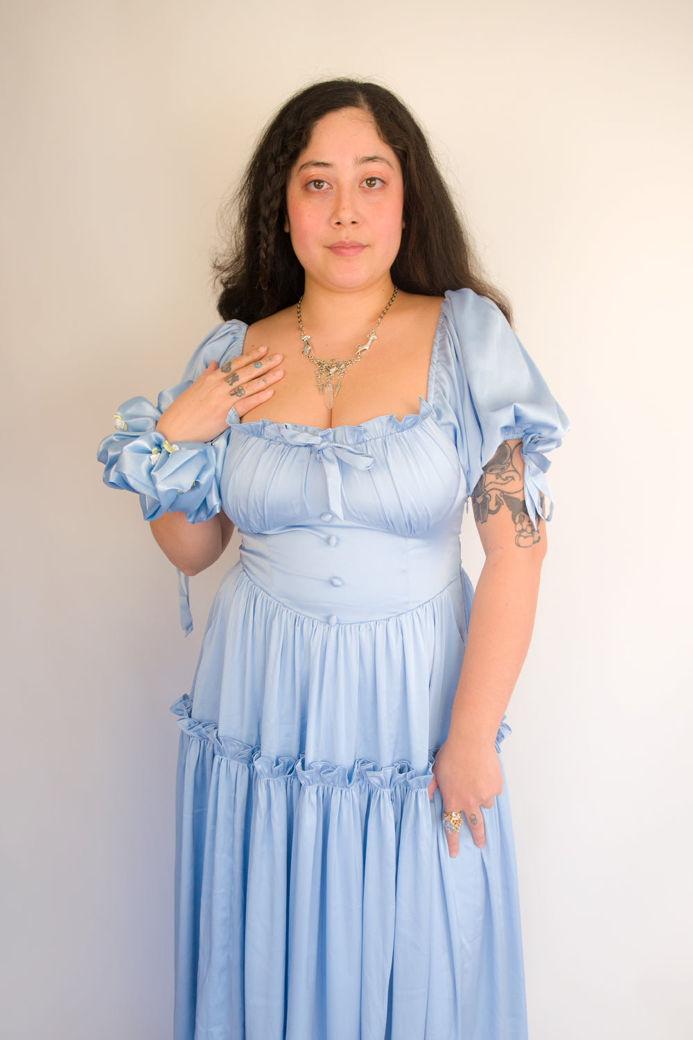 Blue Belle Goddess Gown by Miss Candyholic