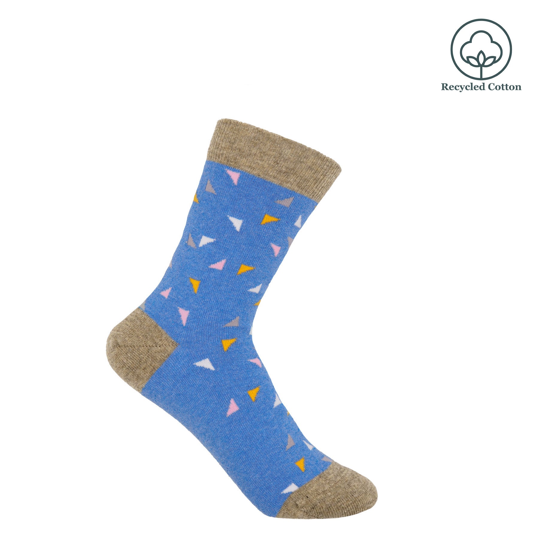 Trilateral Women's Socks - Blue by Peper Harow