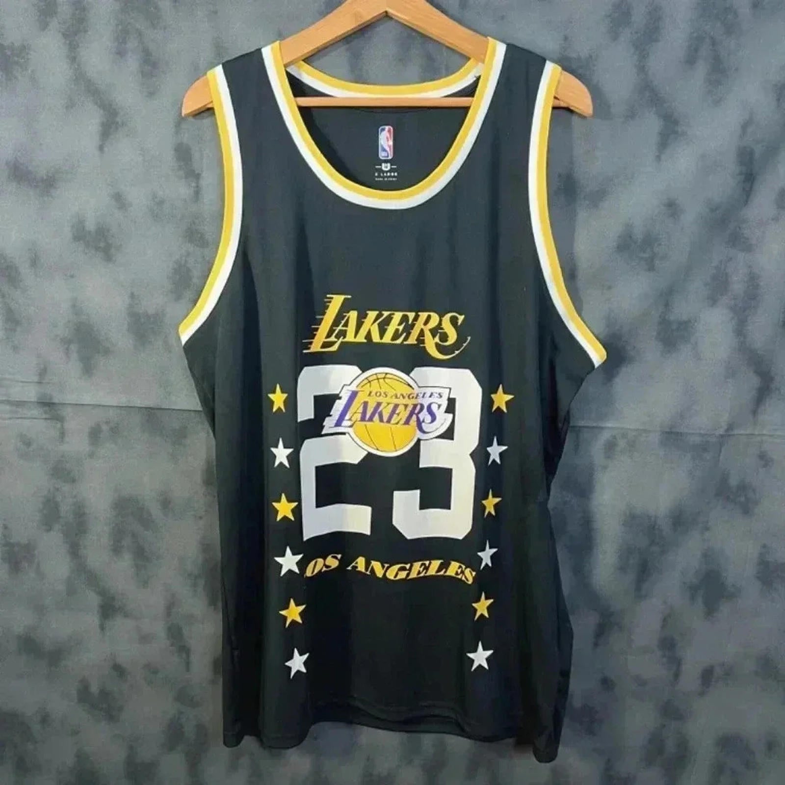 NBA Los Angeles Lakers 23 Lebron James Jersey Size XL by Hot Girl Secondhand