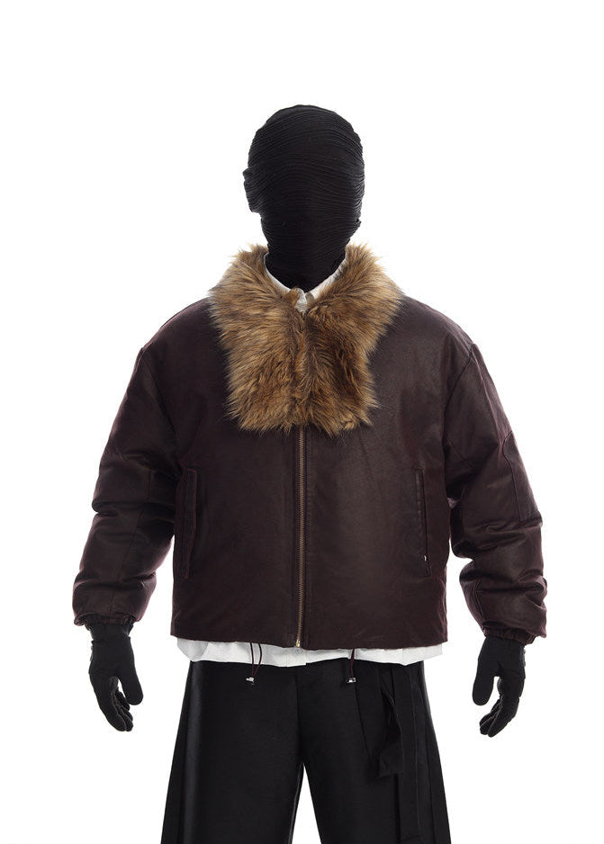 Xculture Barn Fur Pilot Puffer by OFFCULTURE