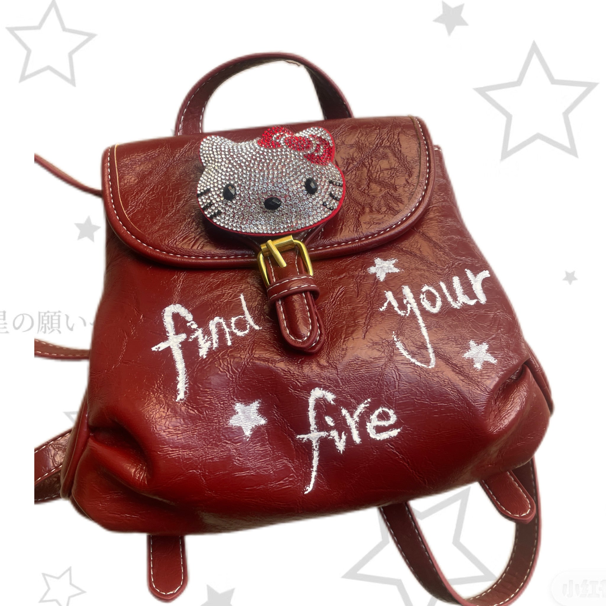 Y2K Mini PU Backpack - Hottie by Land Decora