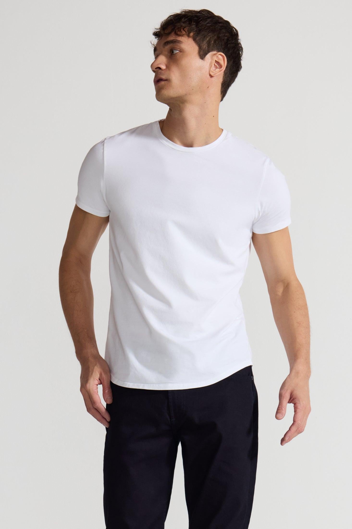 Dann Blanc Stretch Short Sleeve T-Shirt by MONFRERE