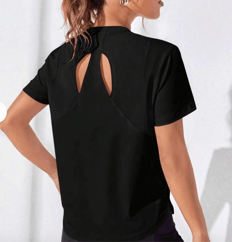 Back in Black and White T-Shirt by Putter Girl