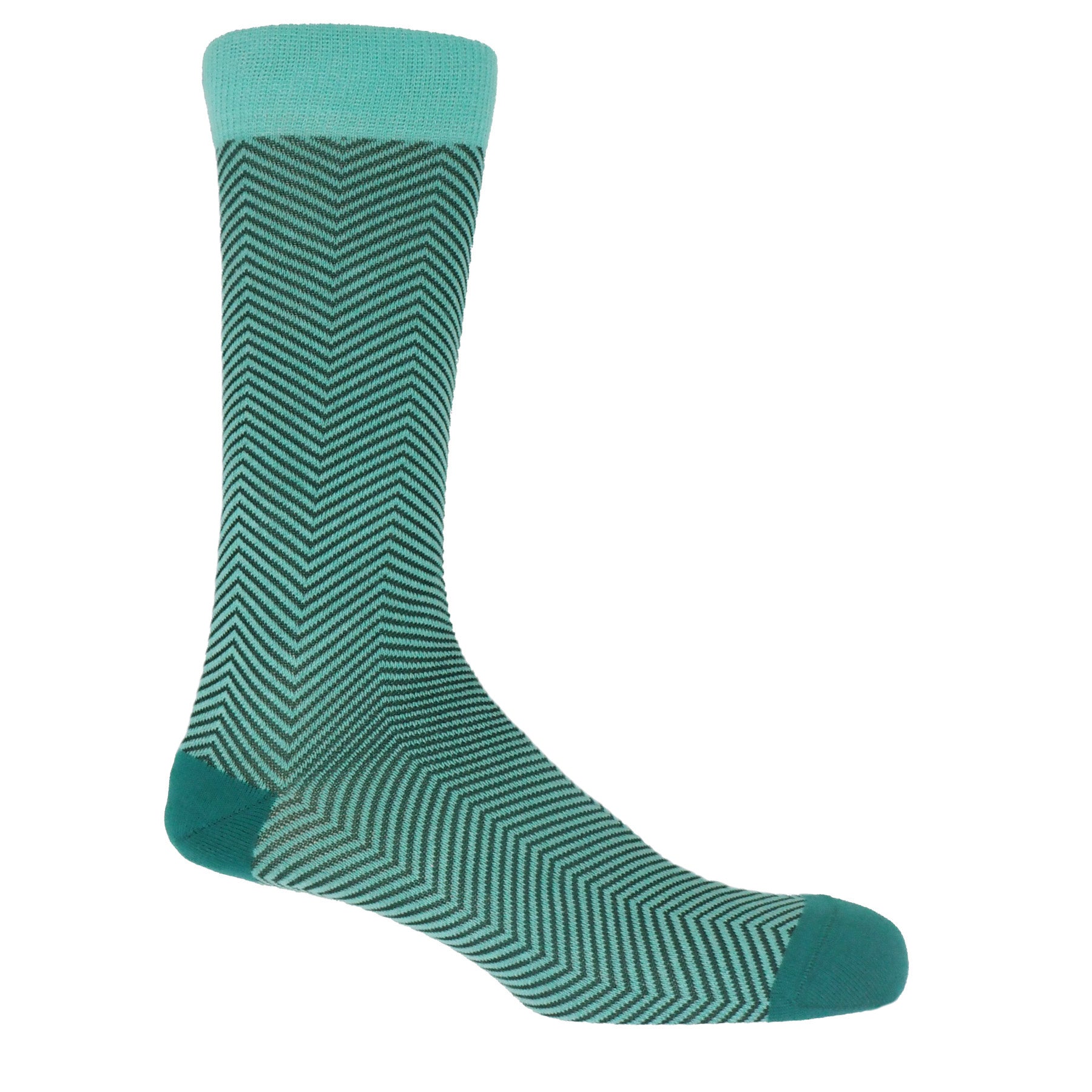 Lux Taylor Men's Socks - Turquoise by Peper Harow