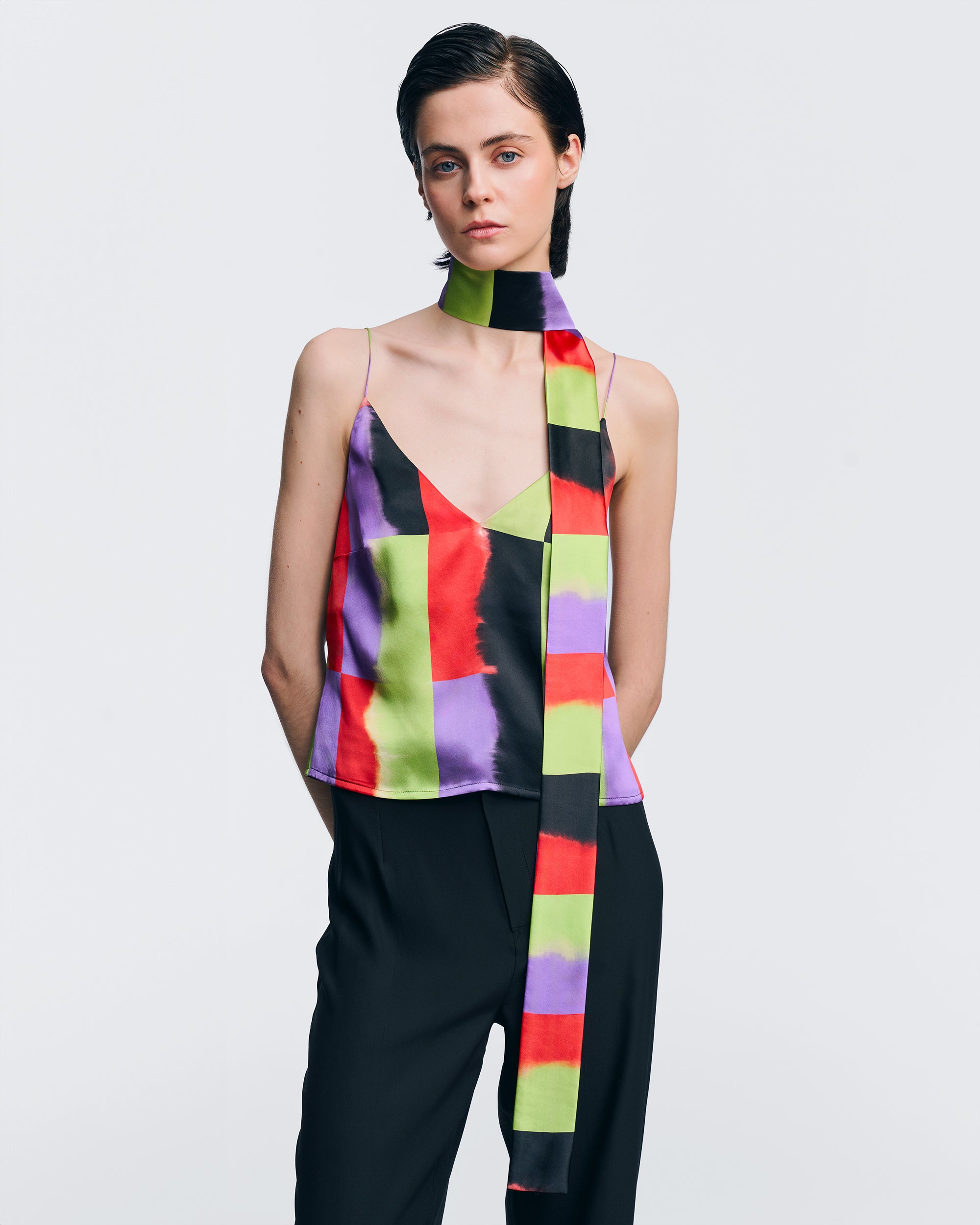 Mira silk scarf by Further Review