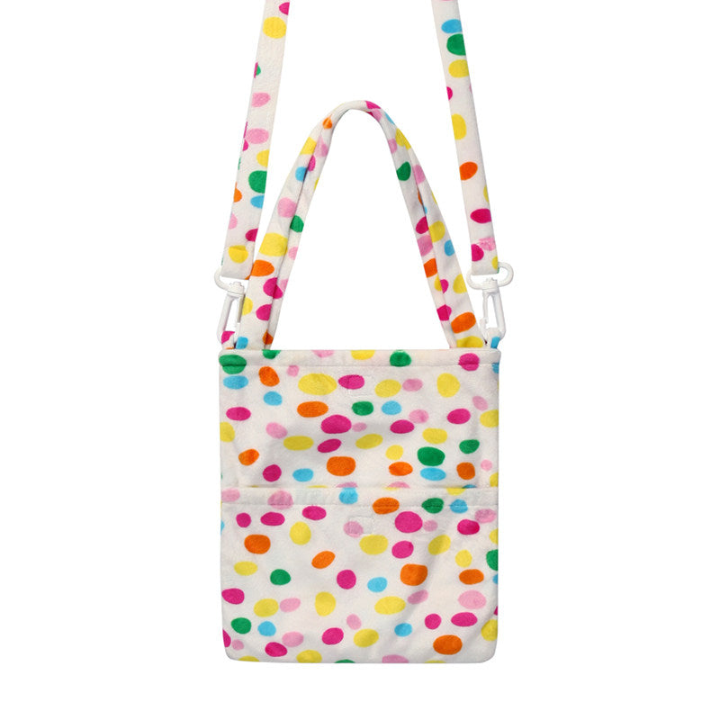 Kawaii Soft Colorful Polka Dot Bag - leele by Land Decora