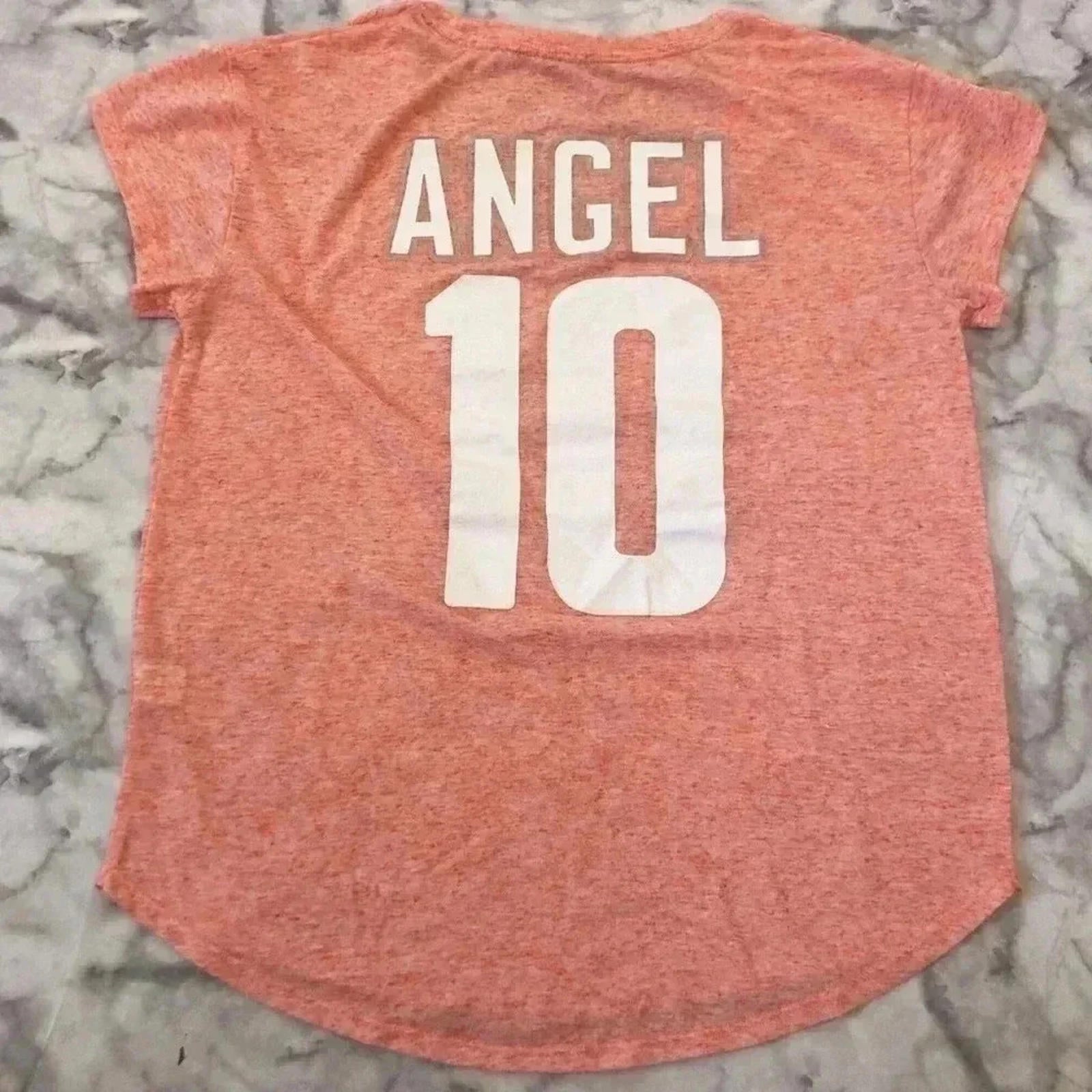 Victoria's Secret VS Angel Heathered Orange V Neck Tee Women's Size S by Hot Girl Secondhand