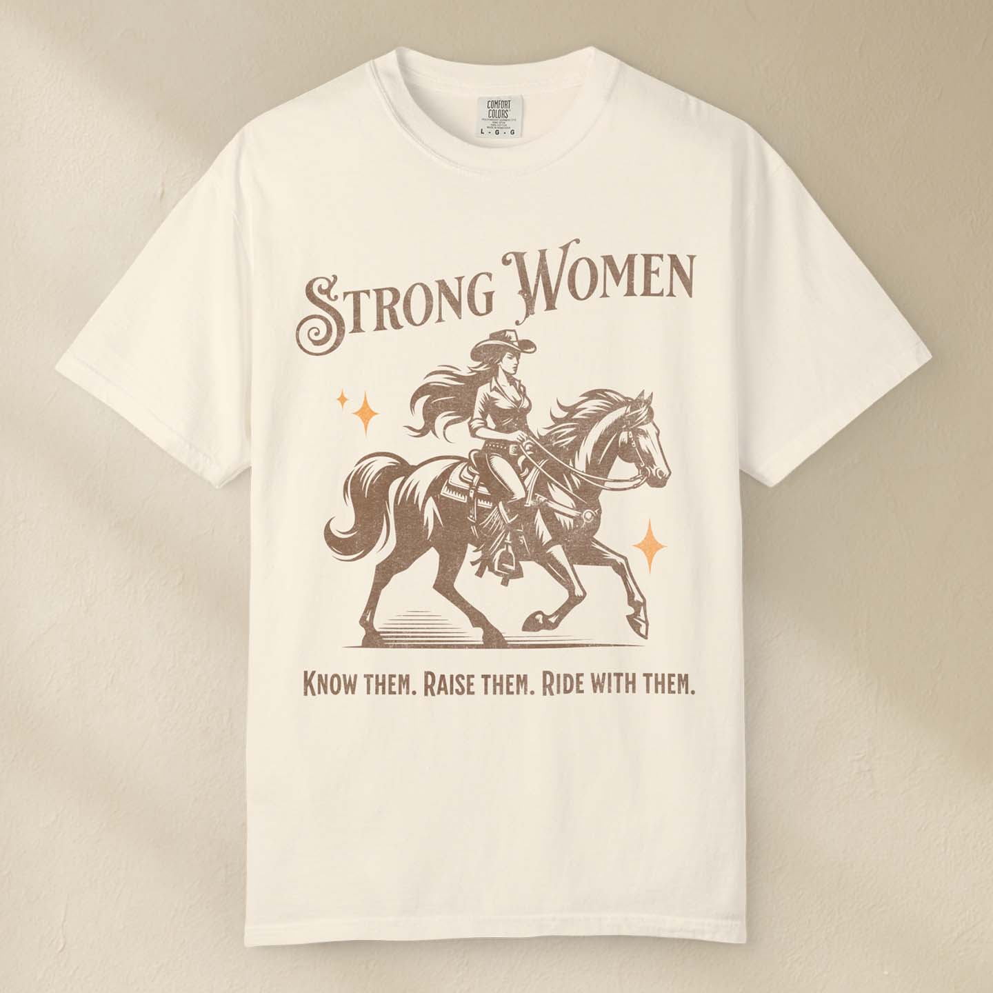 Strong Women Cowgirl T-Shirt by DILLO Outfitters
