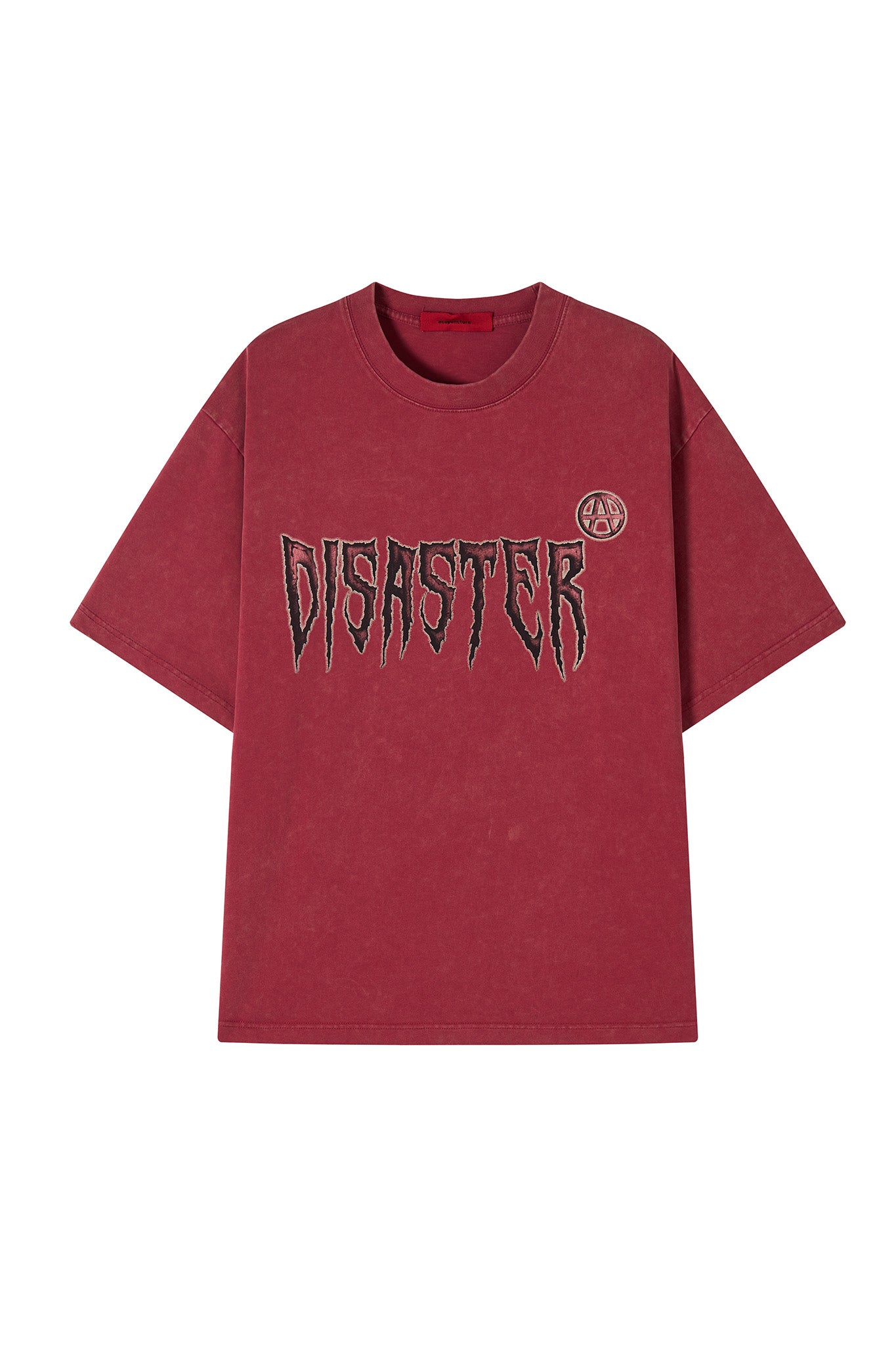 ACU DISASTER T-SHIRT RED by Acupuncture1993