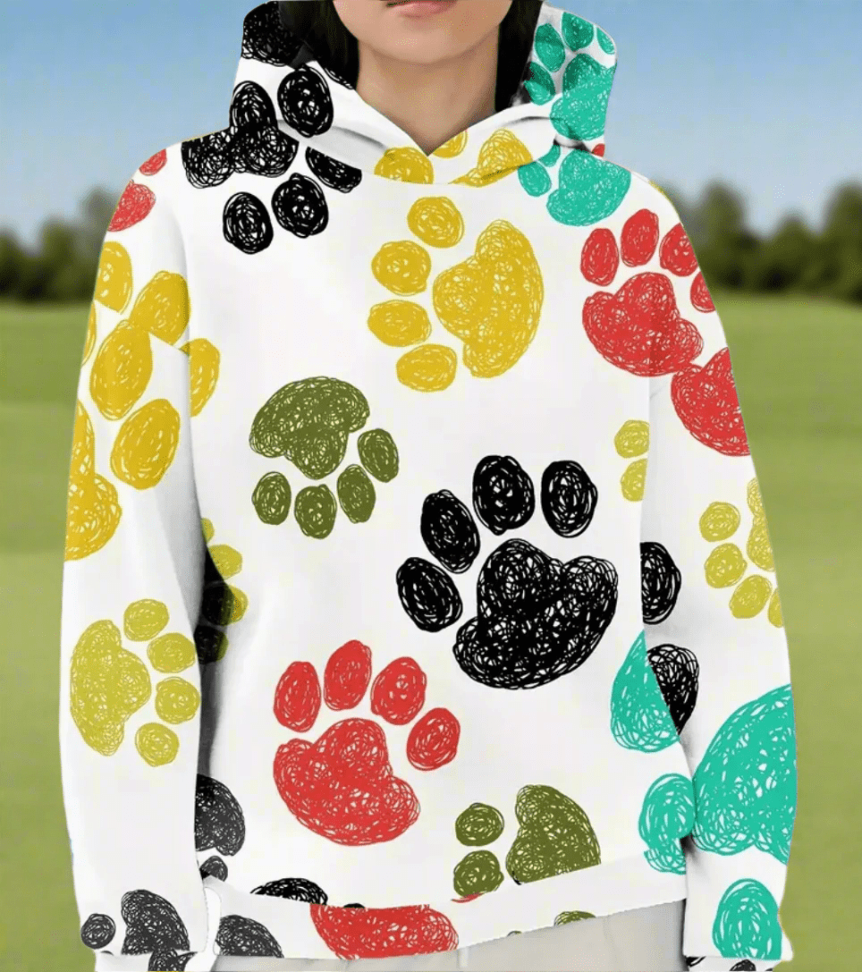 Hot Dog Hoodie by Putter Girl